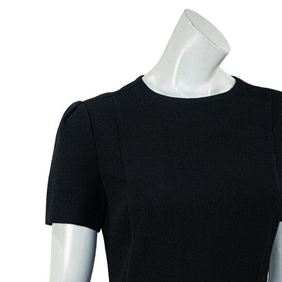 M.M. LAFLEUR Women's The Inez Dress in Black textured Flared skirt sz 2 NWT $240 - Picture 10 of 13